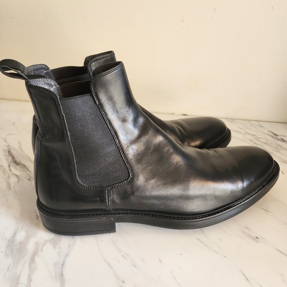 To Boot New York Adam Charleston S1 Black Leather Chelsea Boots Size 13 main image 6